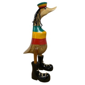 Bamboo root Rasta duck